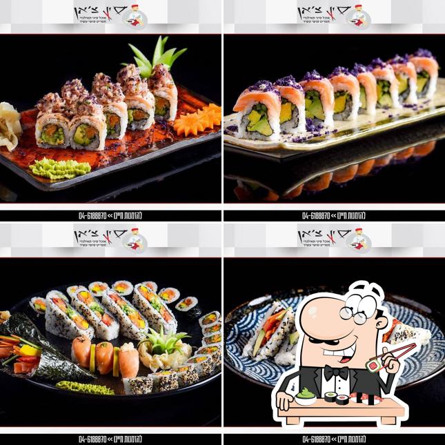 Pick different sushi options