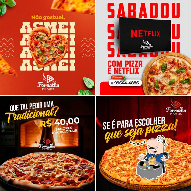 Comida em Fornalha Pizzaria