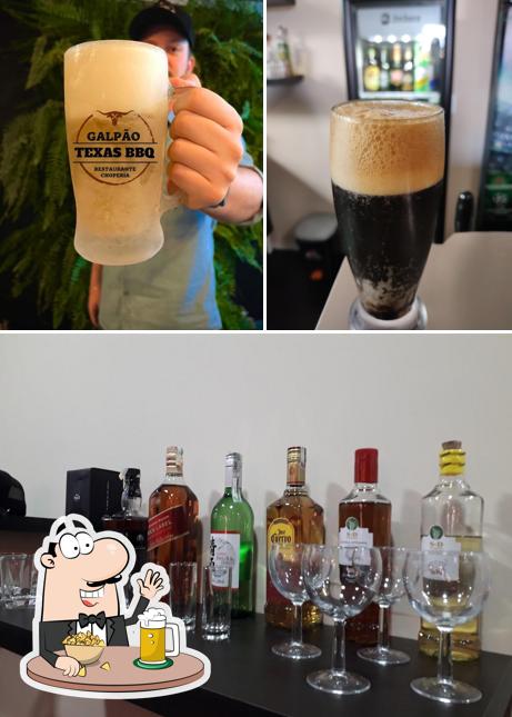 Galpão Texas BBQ fornece uma gama de cervejas