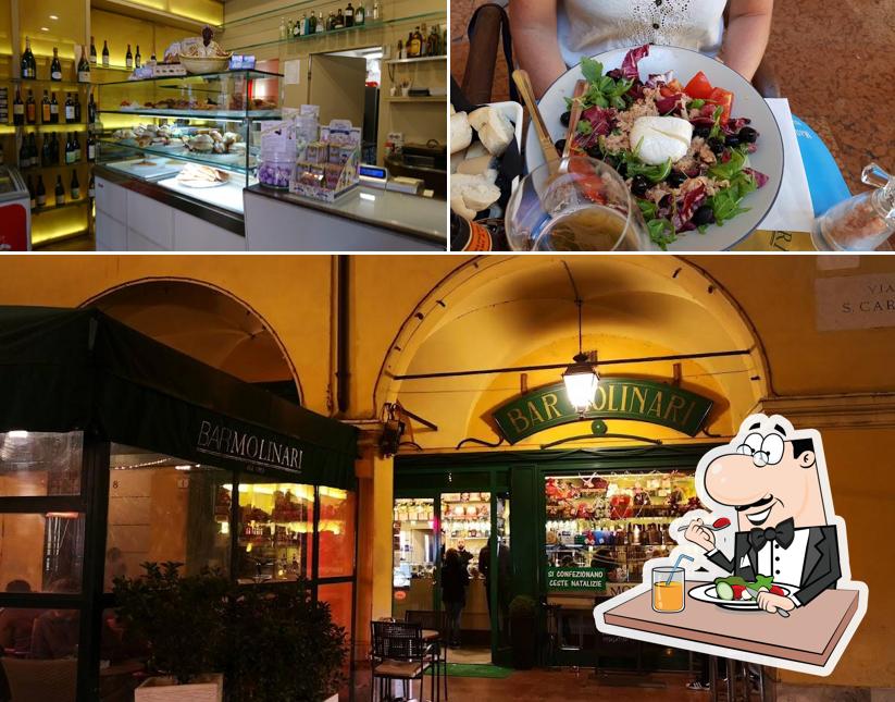Parmi les diverses choses de la nourriture et la extérieur, une personne peut trouver sur Bar Molinari