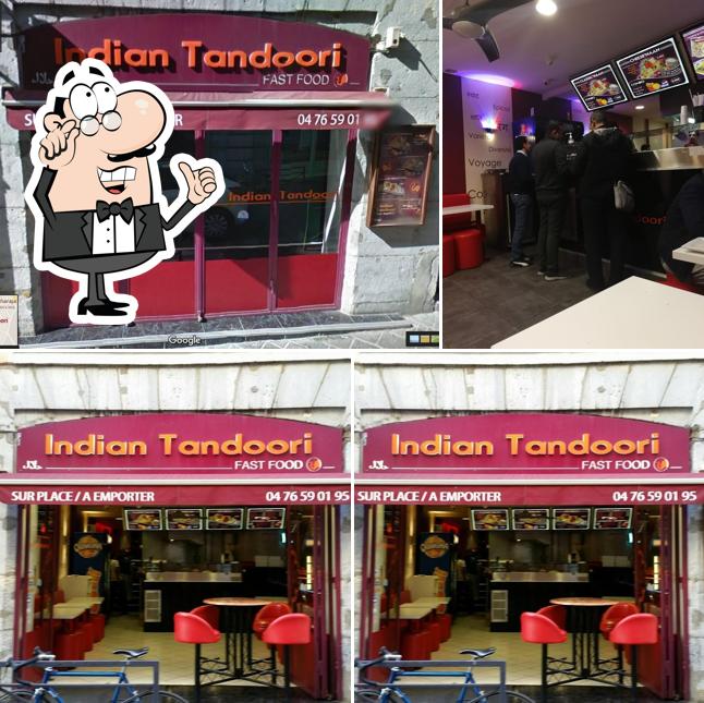 El interior de Fast-food Indian Tandoori