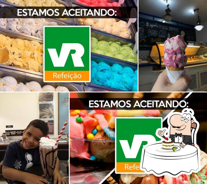 Sorveteria Rocha - Self-Service & Café serve uma escolha de sobremesas