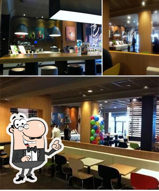 L'intérieur de McDonald's