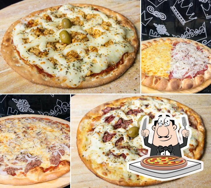 Escolha diversos tipos de pizza