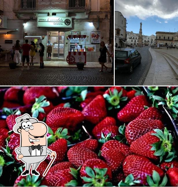 La immagine della esterno e cibo di Gelateria Artigianale Alegra