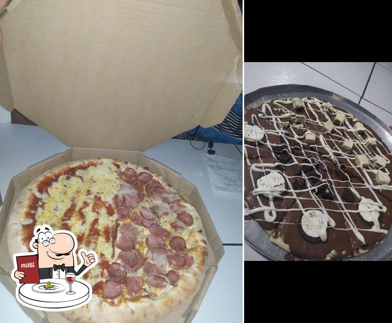 Comida em Pizzaria do Éden