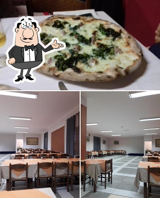 La immagine della interni e pizza di Bar Ristorante Pizzeria Paradiso da Lorenzo