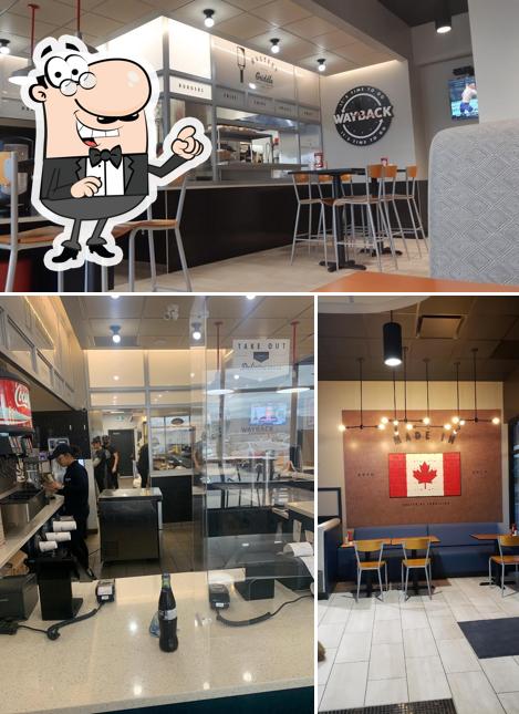 L'intérieur de Wayback Burgers