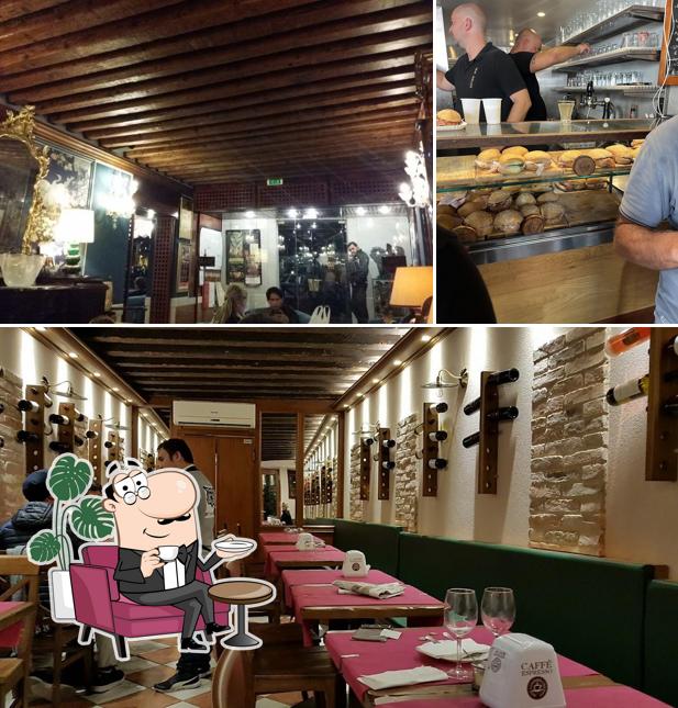 Gli interni di Bacareto da Lele