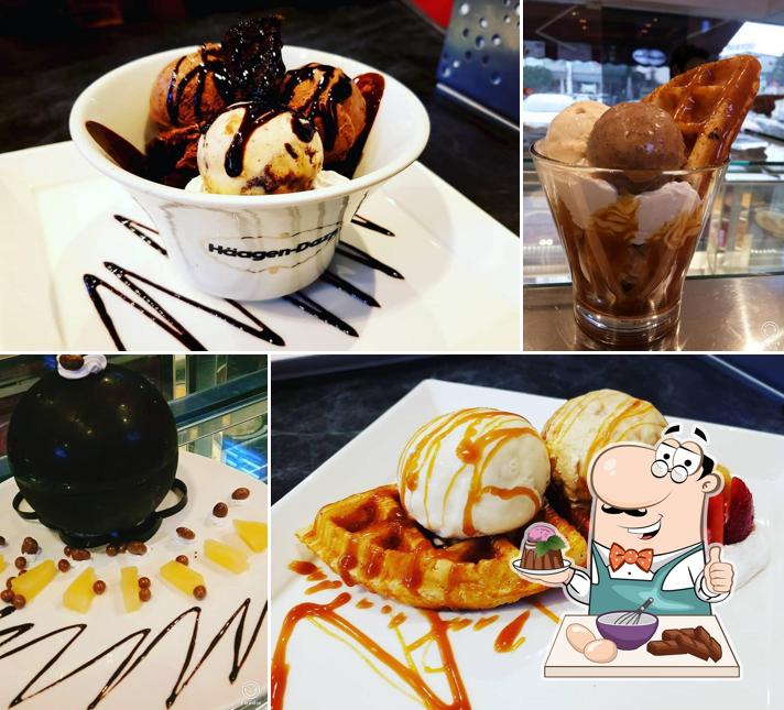 Haagen Dazs East Coast Road serves a number of sweet dishes