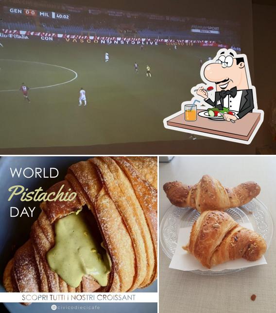 La foto di cibo e esterno da Civico dieci café