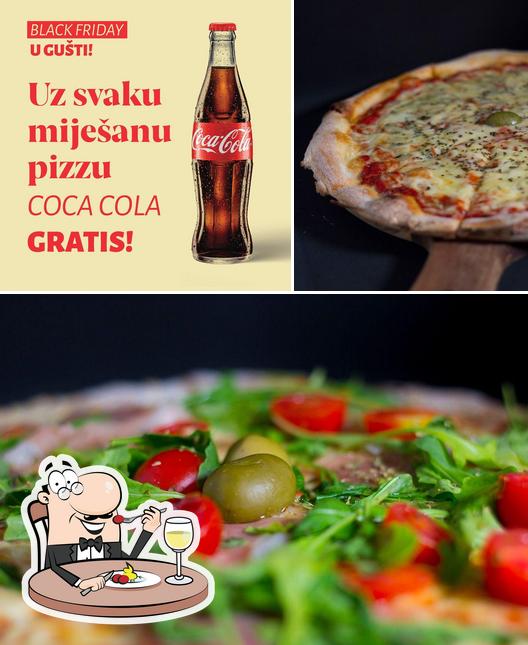 La immagine di cibo e bevanda da Taxi-pizza Gušti