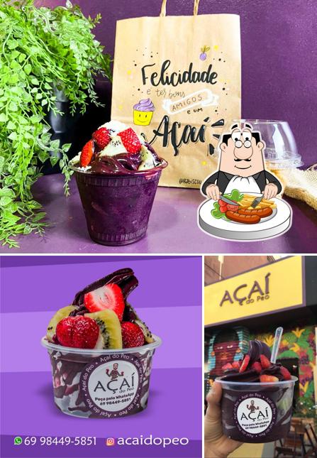 Sorvete em Açaí do Peo