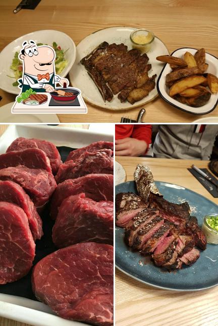 Elige una receta con carne en Piroman Steak House
