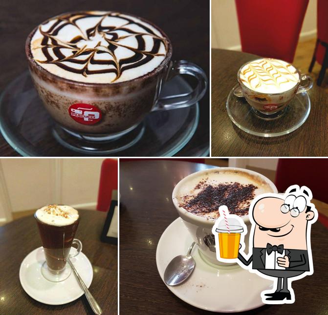 Caffe Pascucci serves a selection of beverages