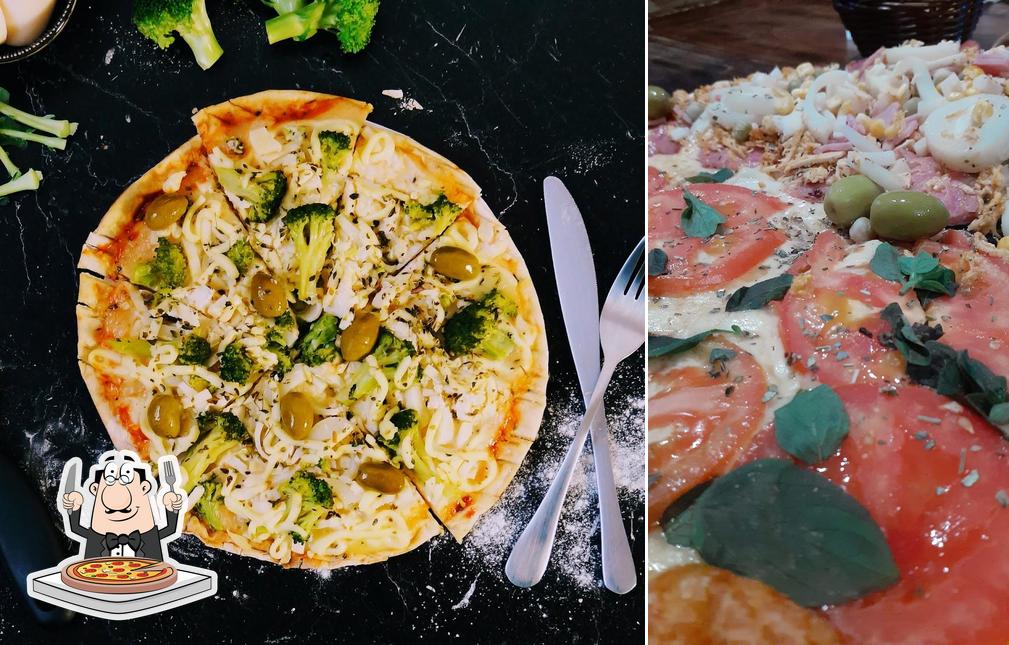 No D' Trento Pizzas e Massas, você pode provar pizza