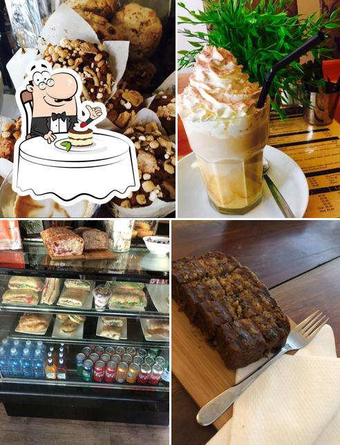 Rhino Espresso serves a selection of sweet dishes