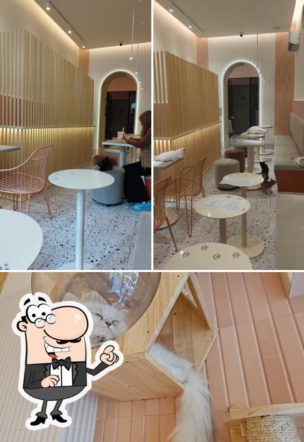 Dai un'occhiata agli interni di Nekoffee 喵茶