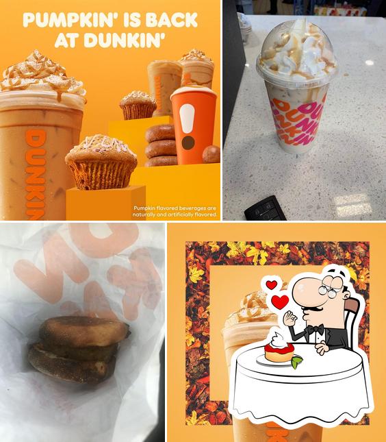 Dunkin' offers a selection of sweet dishes