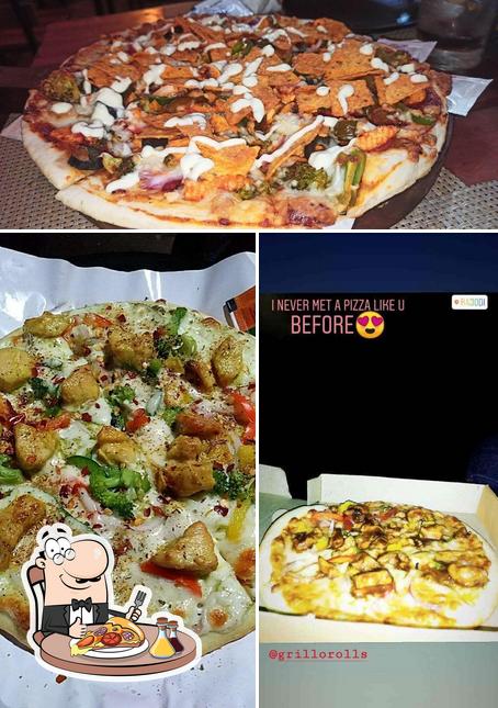 At Grill O Rolls, you can try pizza