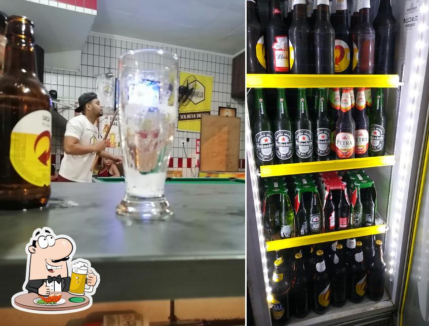 Você pode tomar um copo de cerveja leve ou escura