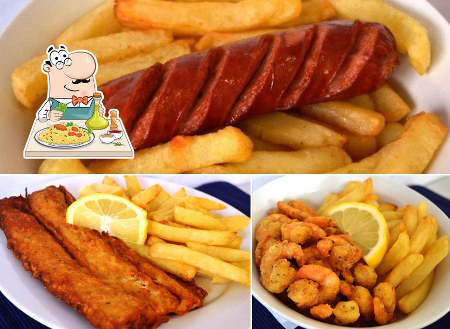 Nourriture à Old Fashioned Fish And Chips Take Aways