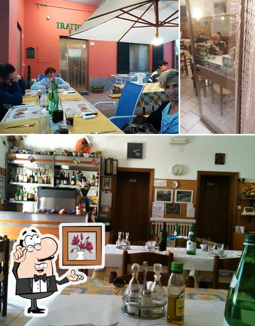 Gli interni di Il mulino da Elena e Lia