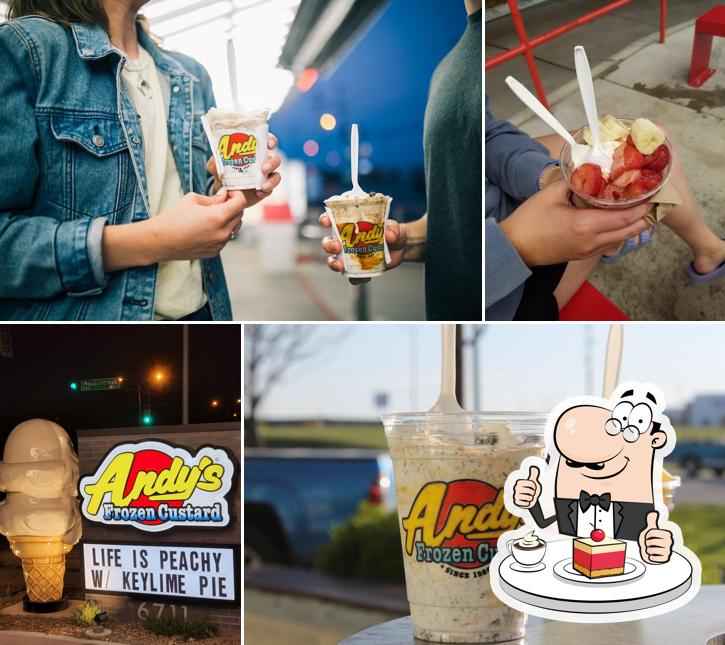 Andy's Frozen Custard, 6711 Arapaho Rd in Dallas Restaurant menu and