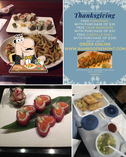 Bamboo Steak House & Sushi in Fremont Restaurant menu and reviews