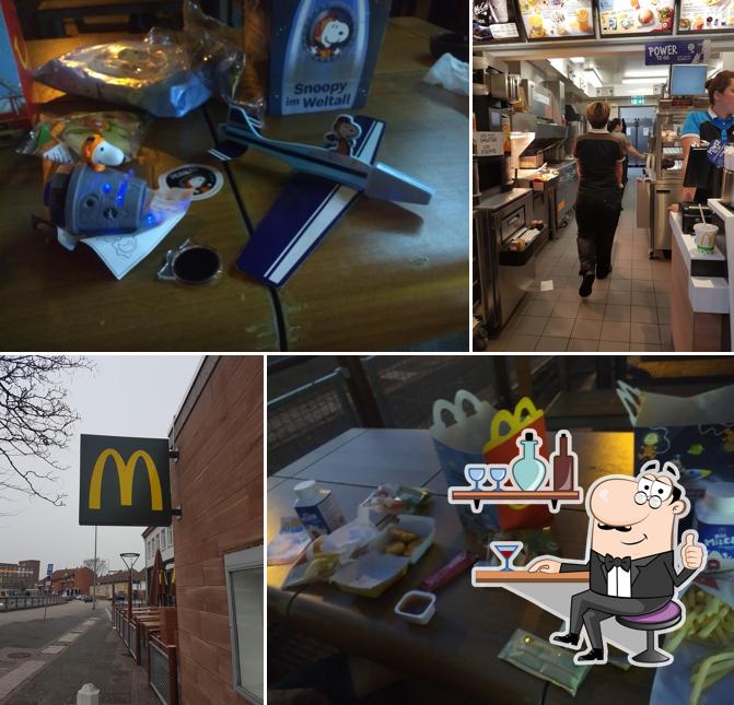 L'intérieur de McDonald's