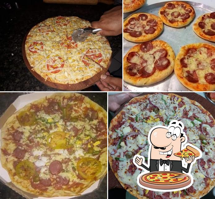 Consiga diferentes variedades de pizza