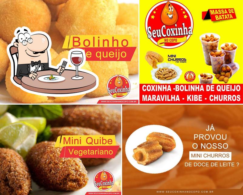 Platos en Seu Coxinha Agenor de Campos Mongaguá SP