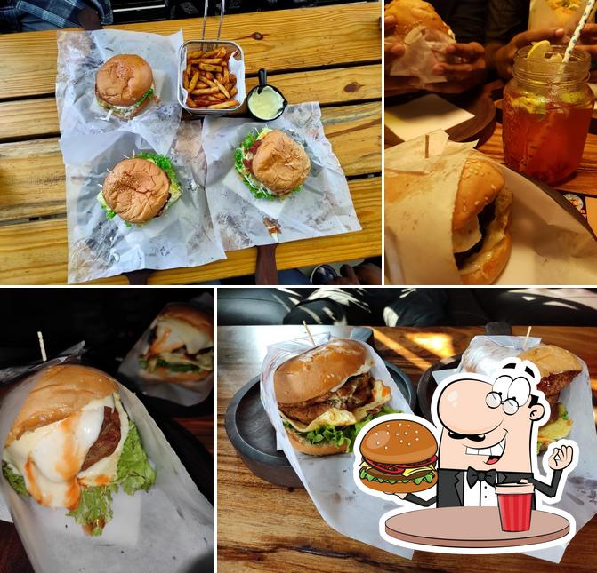 Try out a burger at Burger mom