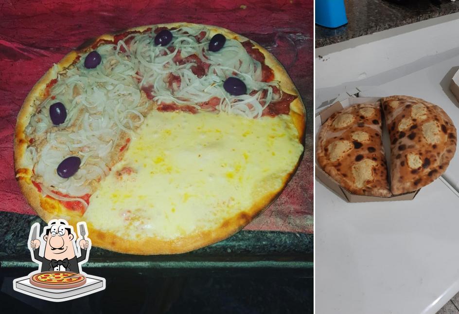 Escolha diferentes estilos de pizza