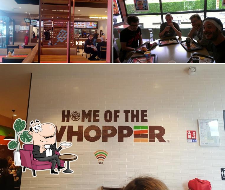L'intérieur de Burger King