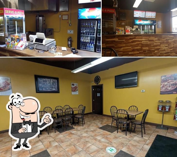 L'intérieur de Freddie's Pizza & Donair