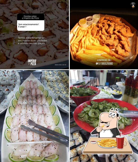 Batata frita em Emporium da pizza
