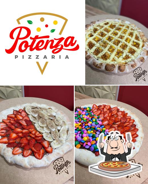 Escolha diferentes estilos de pizza