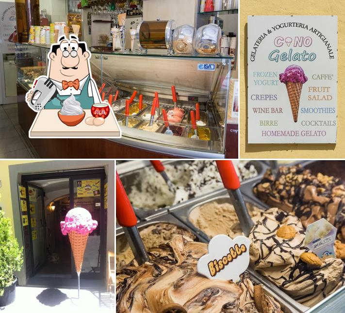 Cono Gelato propone un'ampia selezione di dessert