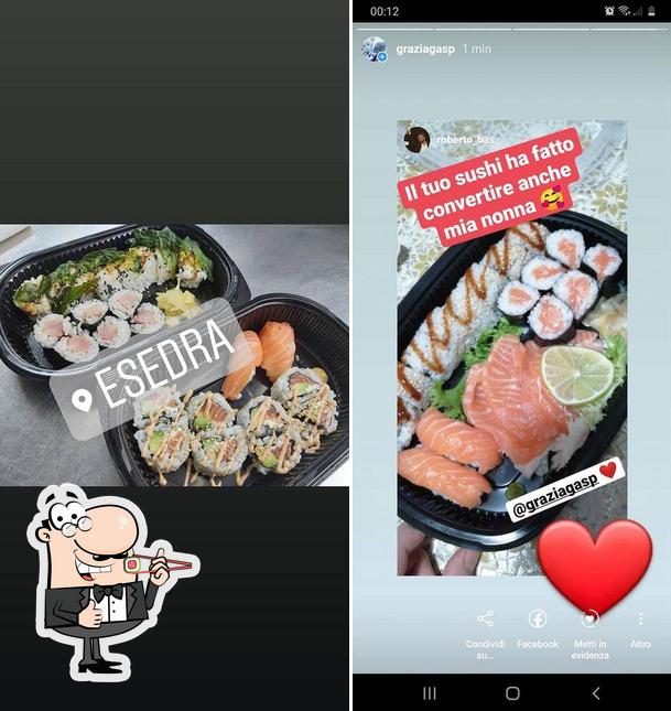 Scegli le varie opzioni di sushi