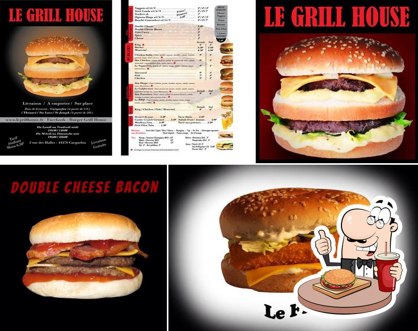 Essayez un hamburger à Le Grill House