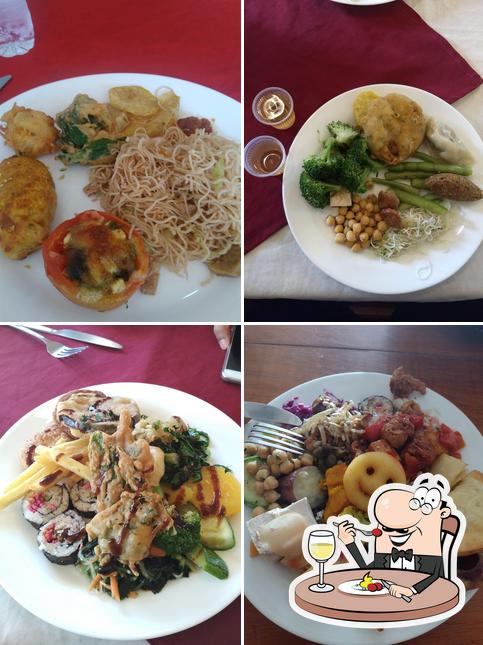 Comida em Restaurante Tian Ran Vegetariano
