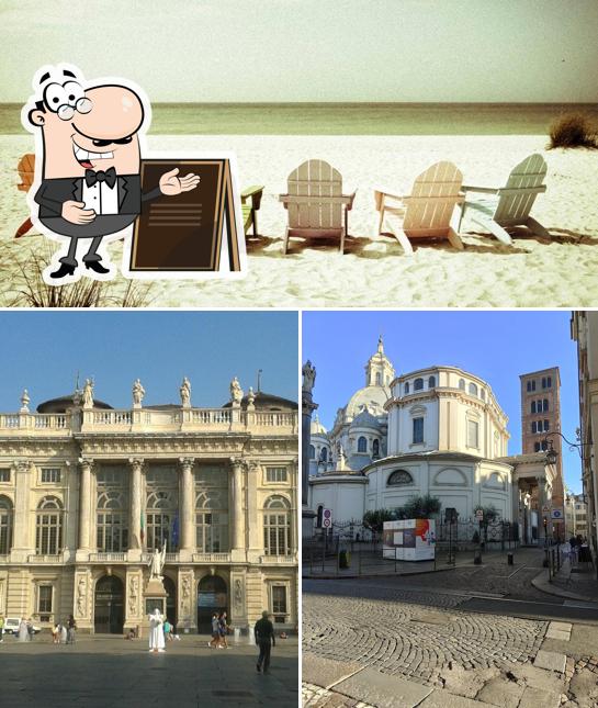 Caffè Savoia se distingue par sa extérieur et intérieur