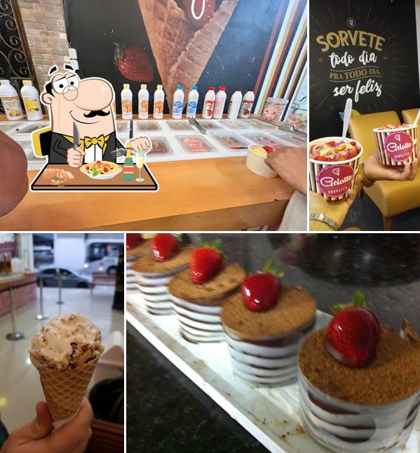Comida em Gelatte Sorvetes