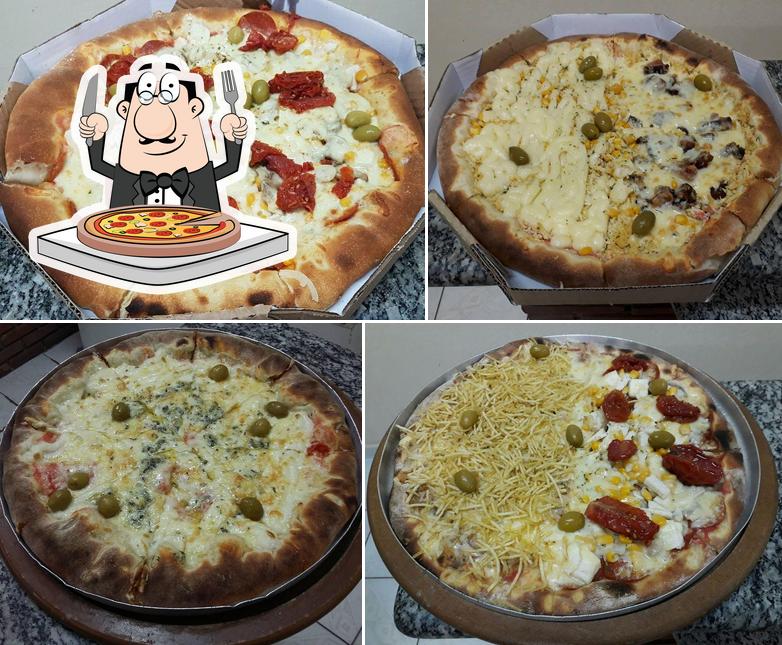 Escolha diversos estilos de pizza