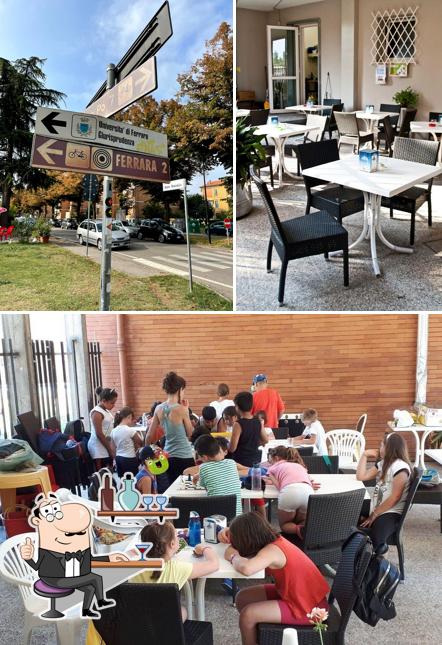 Gli interni di 381 Bar Ristoro