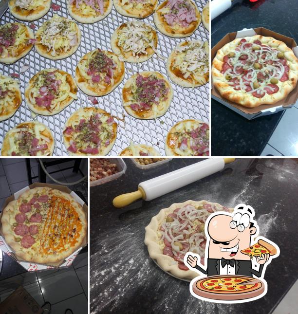 Experimente pizza no Dog Lanches & Dog Pizzas