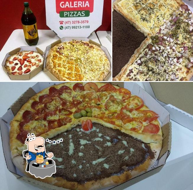 Comida em Galeria Pizzas