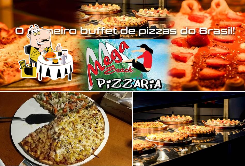 Comida em Mega Beach Pizzaria