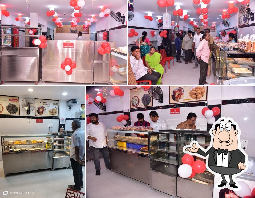 The interior of Chitra Coffee Bar